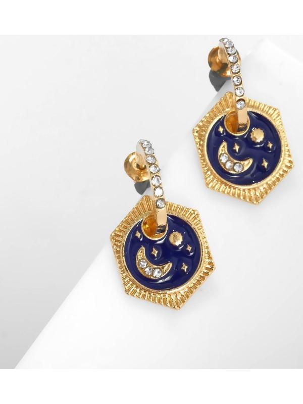 Серьги эмаль 