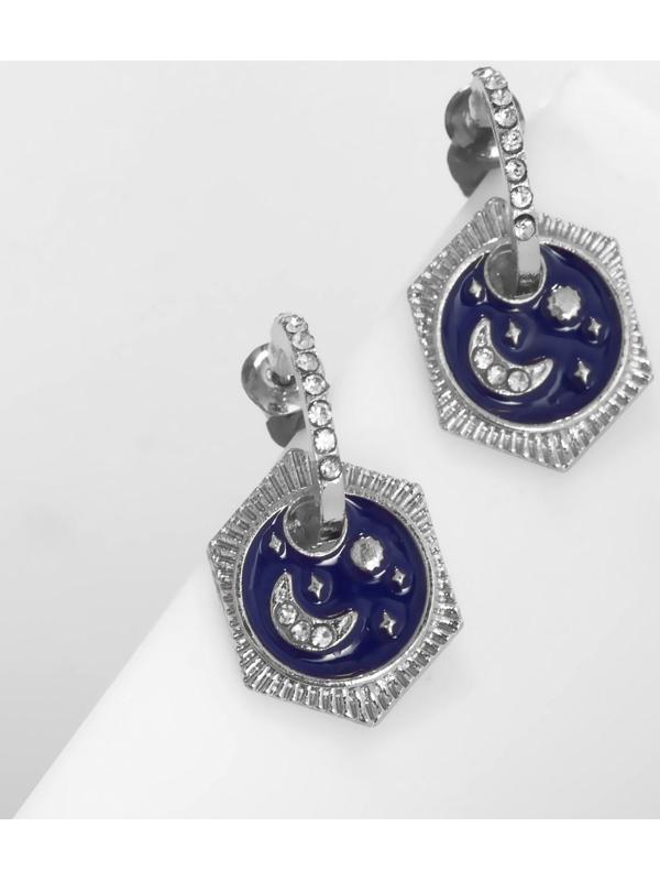 Серьги эмаль 