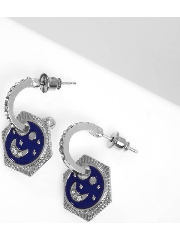 Серьги эмаль 