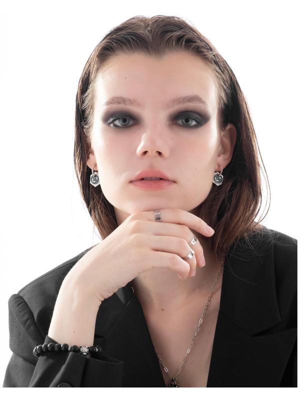 Серьги эмаль 