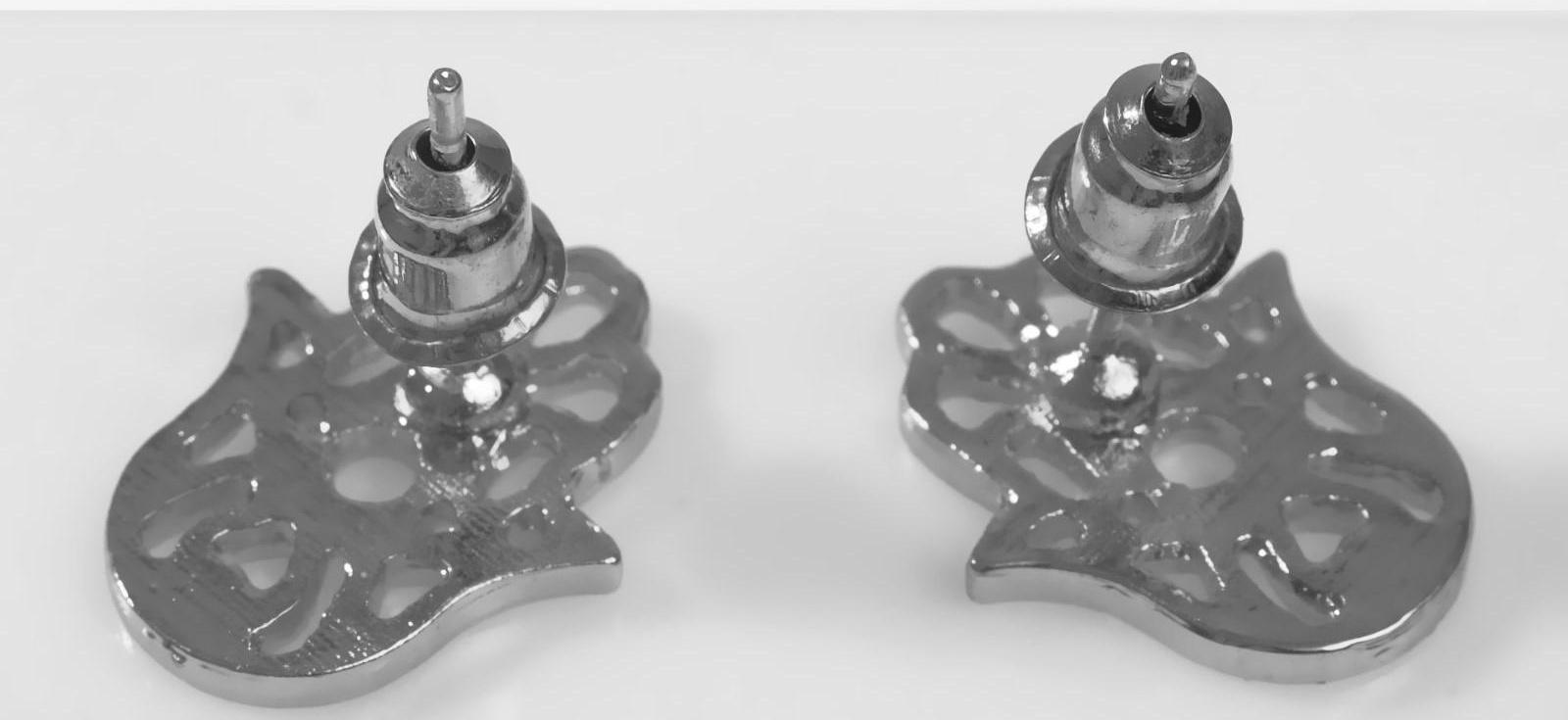 Серьги металл 