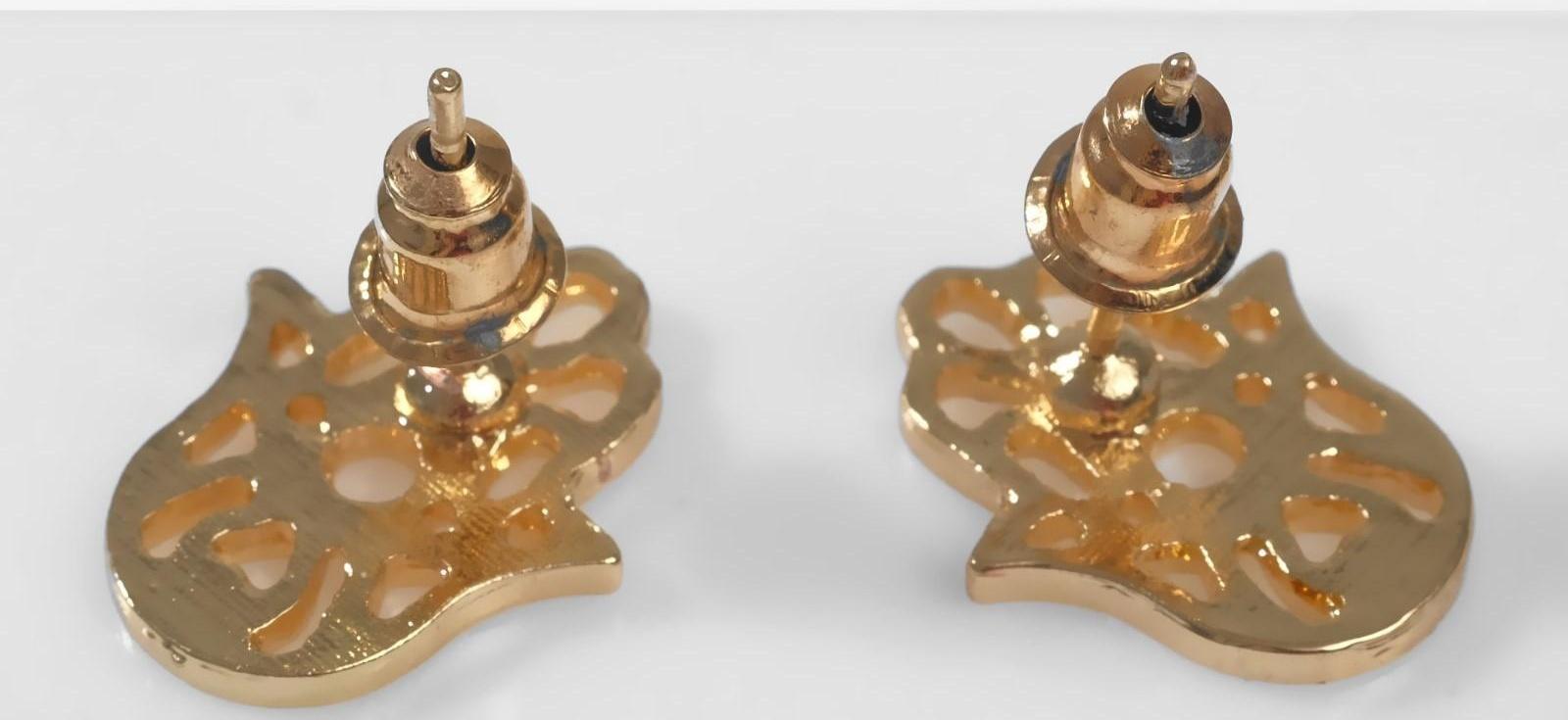 Серьги металл 