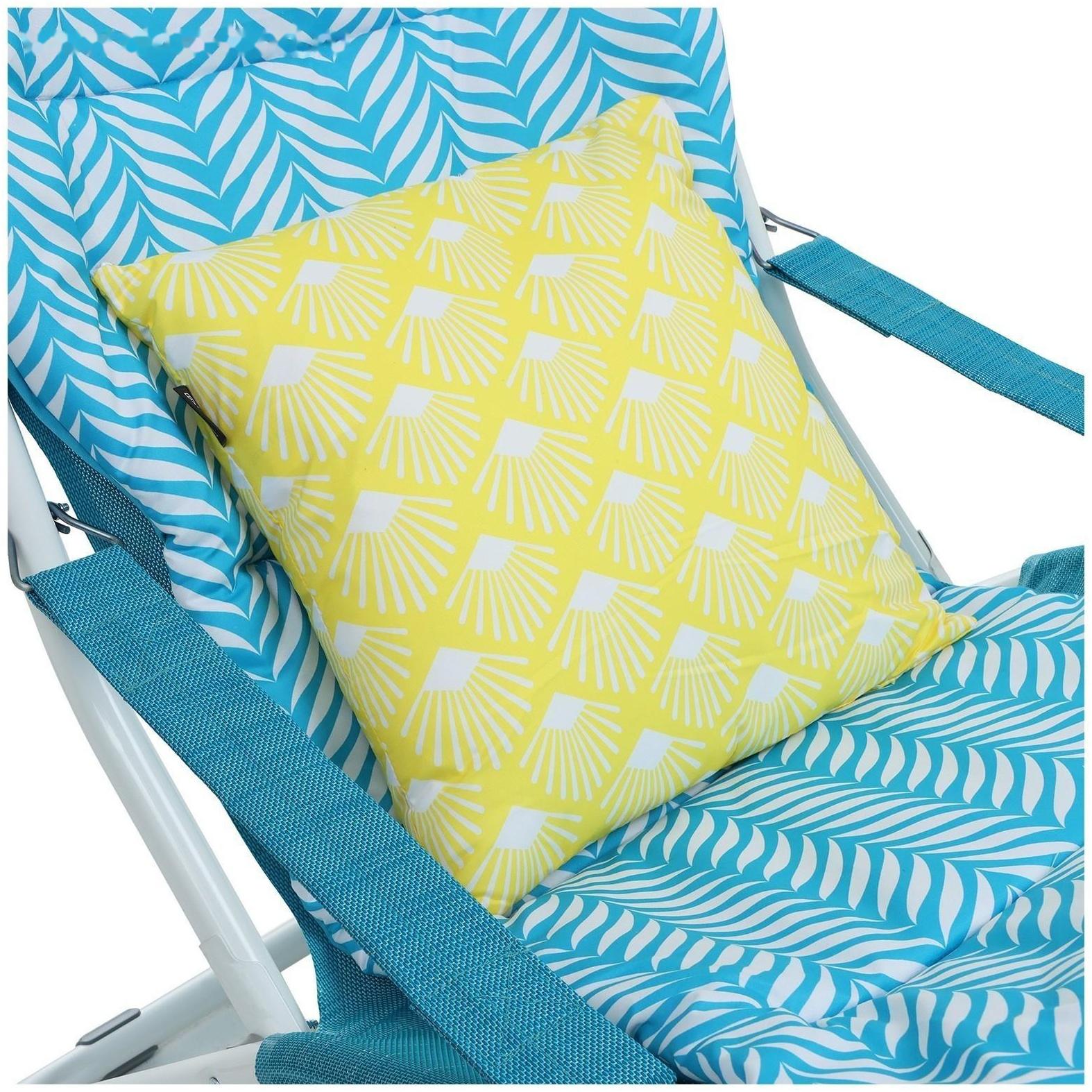 Кресло-шезлонг, матрас+подушка, HHK6/T, цвет бирюзовый