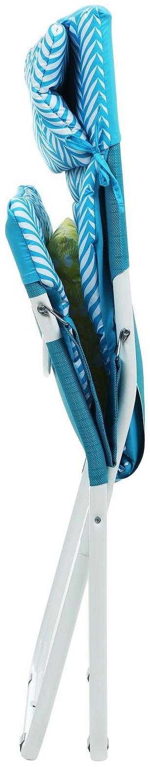 Кресло-шезлонг, матрас+подушка, HHK6/T, цвет бирюзовый