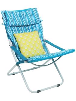 Кресло-шезлонг, матрас+подушка, HHK6/T, цвет бирюзовый