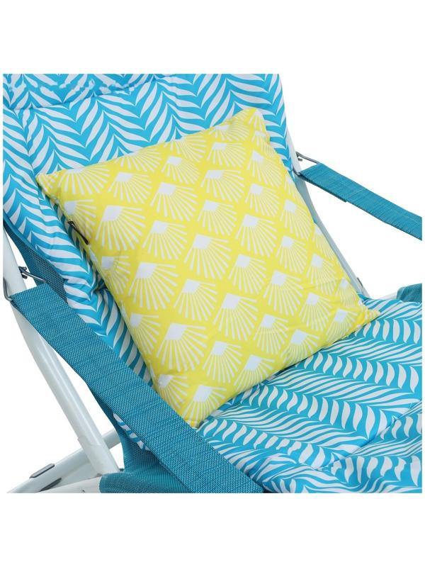 Кресло-шезлонг, матрас+подушка, HHK6/T, цвет бирюзовый