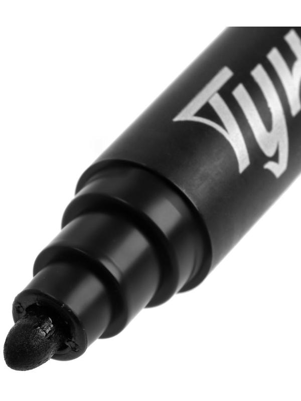 Маркер строительный ТУНДРА, перманентный, черный, ширина линии 3 мм