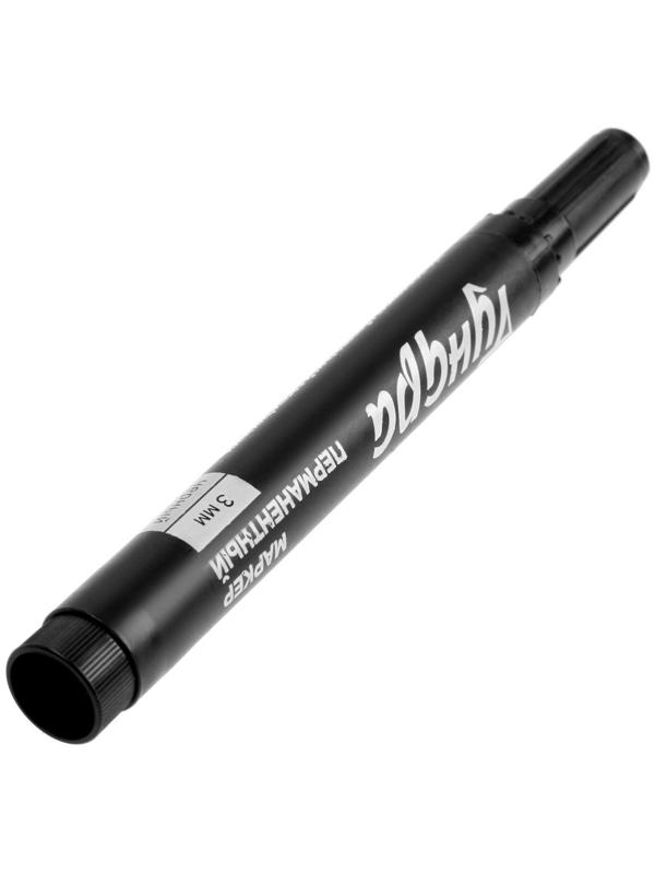 Маркер строительный ТУНДРА, перманентный, черный, ширина линии 3 мм