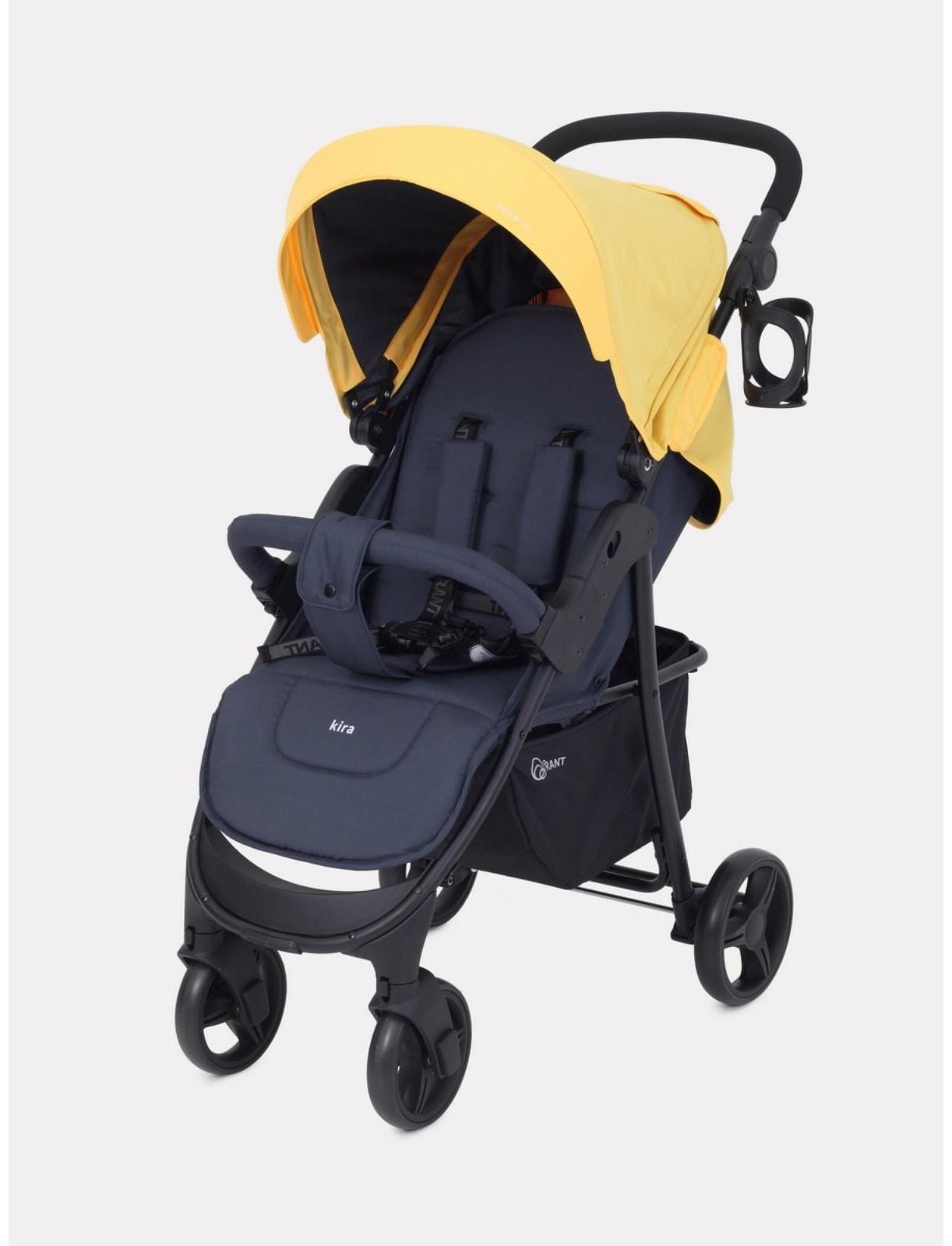 Коляска прогулочная Rant Basic Kira, цвет yellow