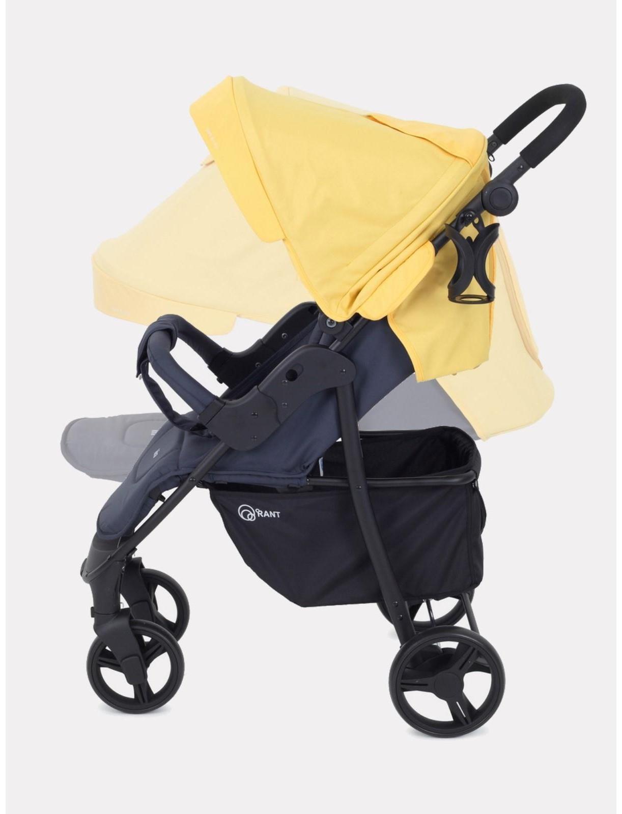 Коляска прогулочная Rant Basic Kira, цвет yellow