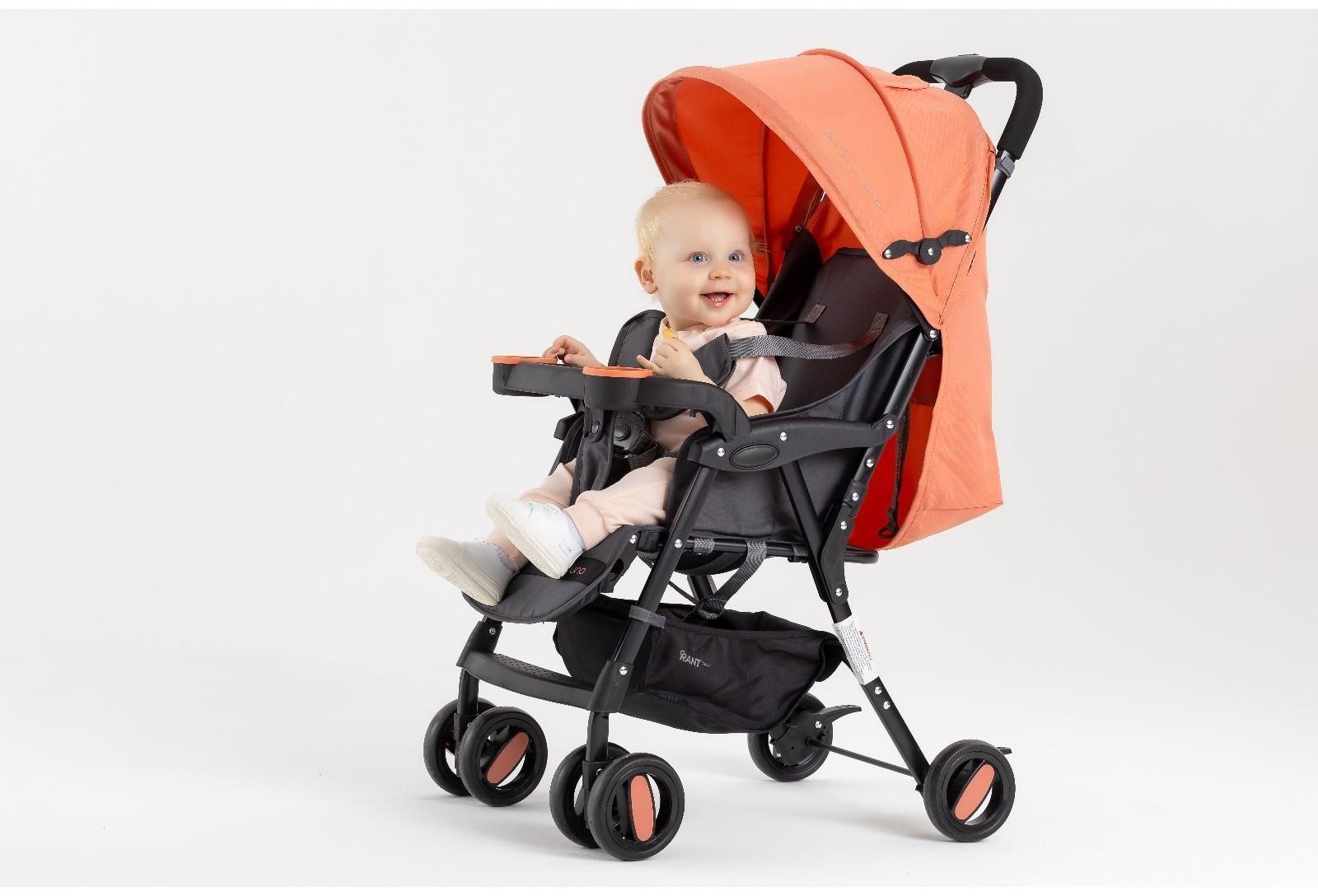 Коляска детская RANT basic UNO, цвет Cloud pink