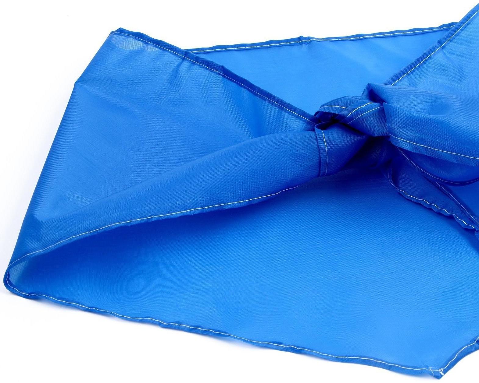 Галстук пионерский, 100% п/э, цвет голубой, 120 × 26 см