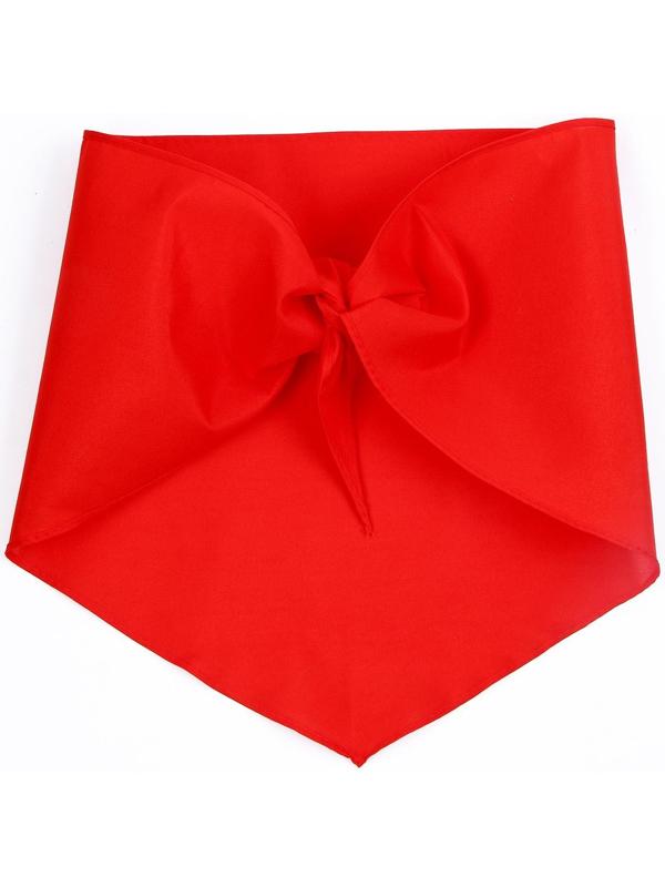 Галстук пионерский, 100% п/э, цвет красный 120 × 35 см