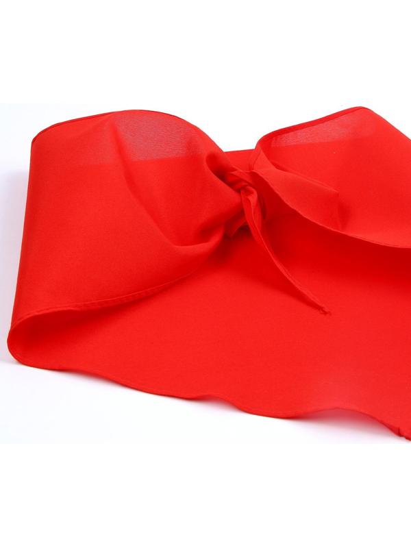 Галстук пионерский, 100% п/э, цвет красный 120 × 35 см