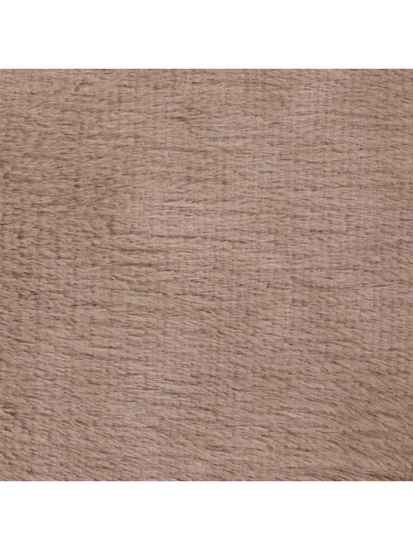 Перина прямоугольная  мех, экокожа, периотек, 60 х 40 х 10 см, коричневый