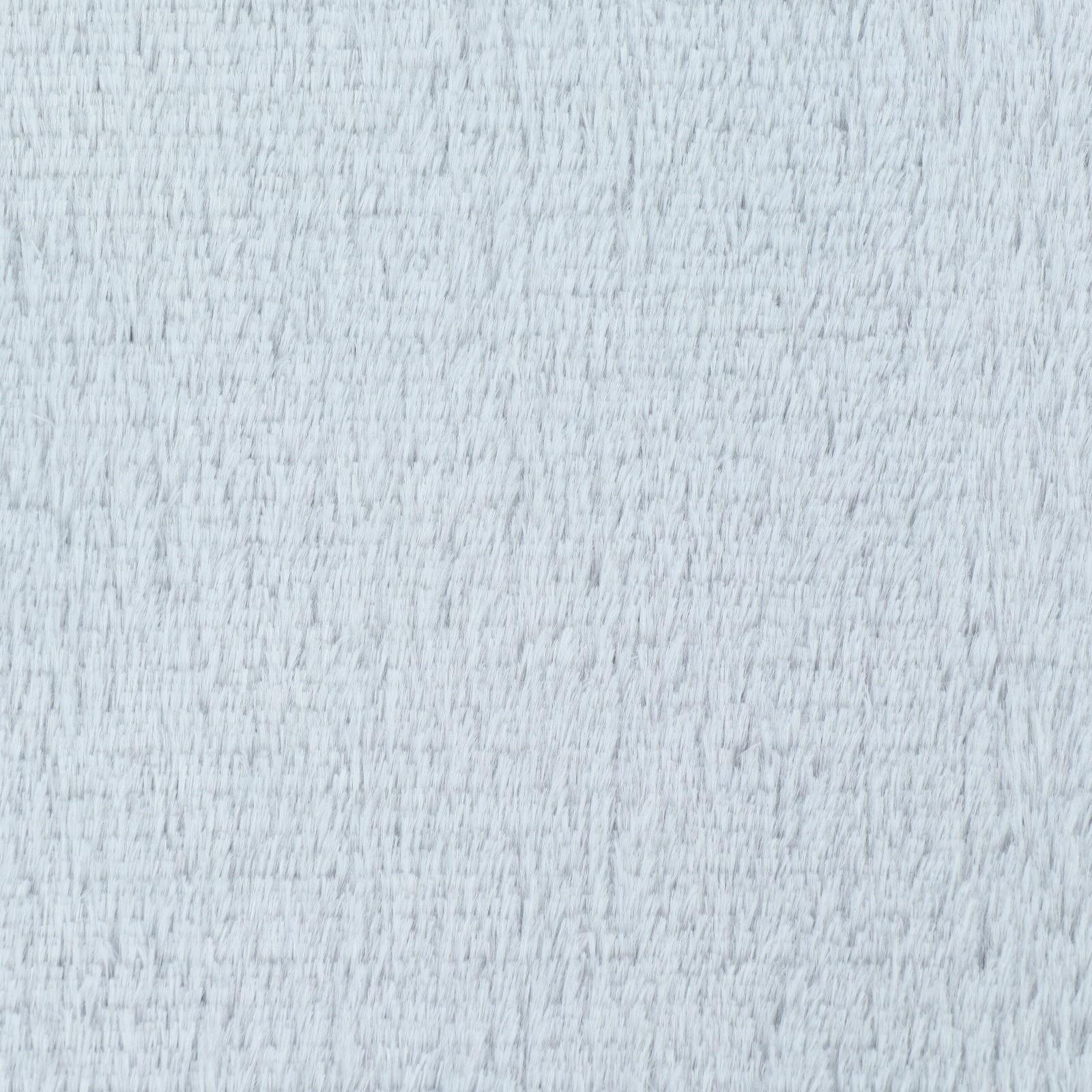 Перина прямоугольная  мех, экокожа, периотек,  75 х 50 х 10 см,серая