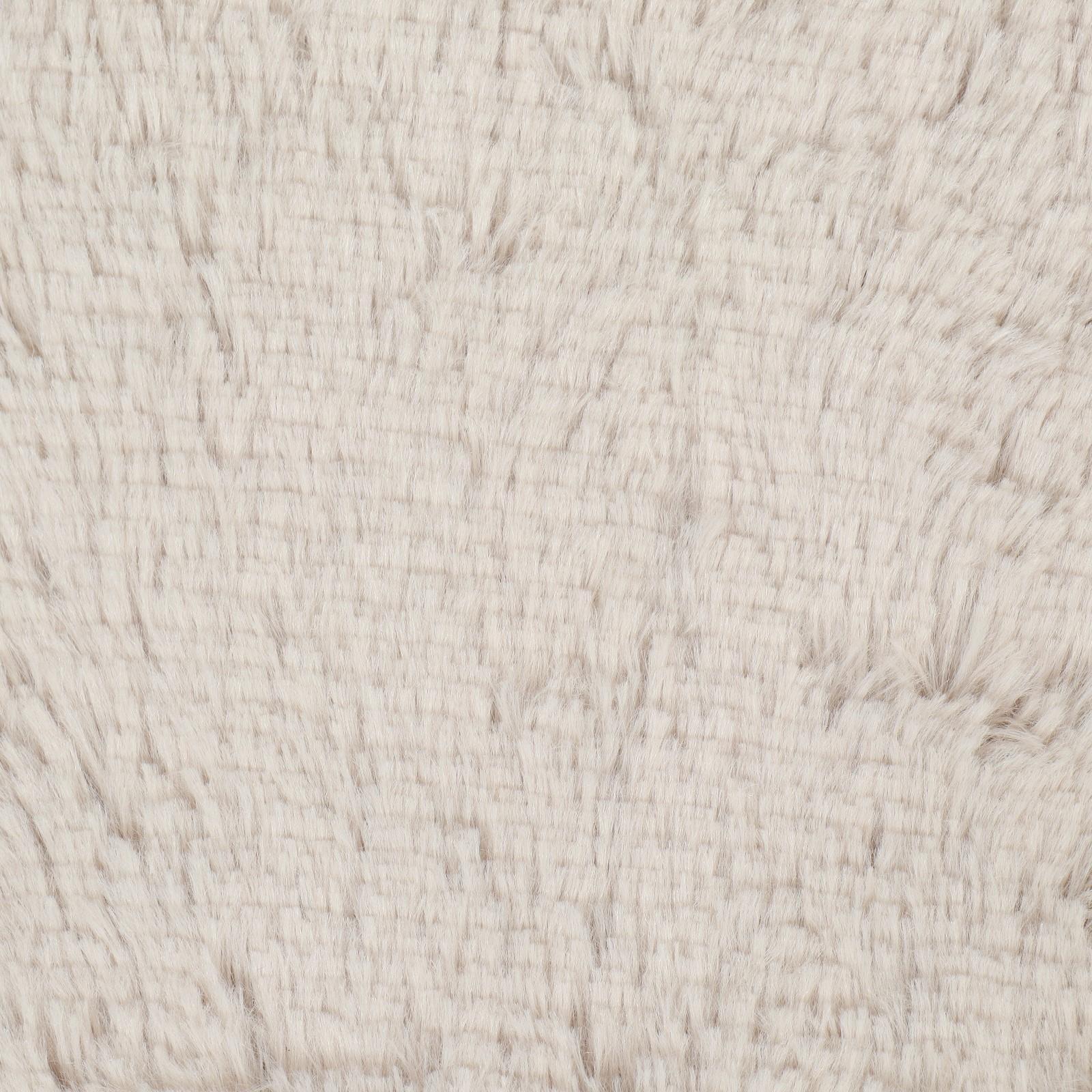 Лежак с подушкой  мех, сатин, периотек, , 45 х 45 х 15 см,бежевый