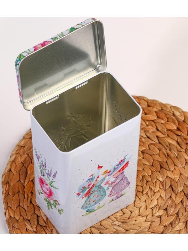 Банка для сыпучих продуктов «Прованс Весна», 2,7 л, h=21,5 см