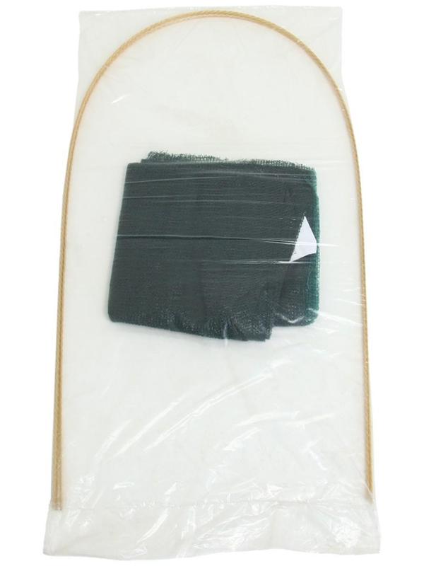 Сетка-навес, 4 м, 4 дуги, стеклопластик, d = 6 мм, затеняющая 35%