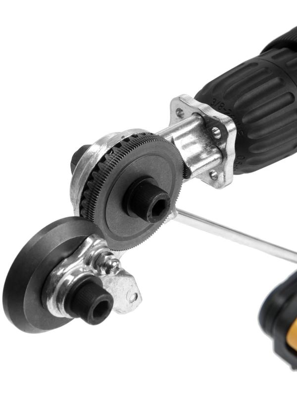 Насадка для шуруповерта ТУНДРА, для резки металла, трехгранный хвостовик