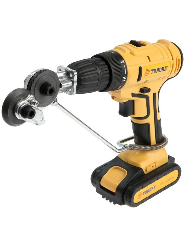 Насадка для шуруповерта ТУНДРА, для резки металла, трехгранный хвостовик