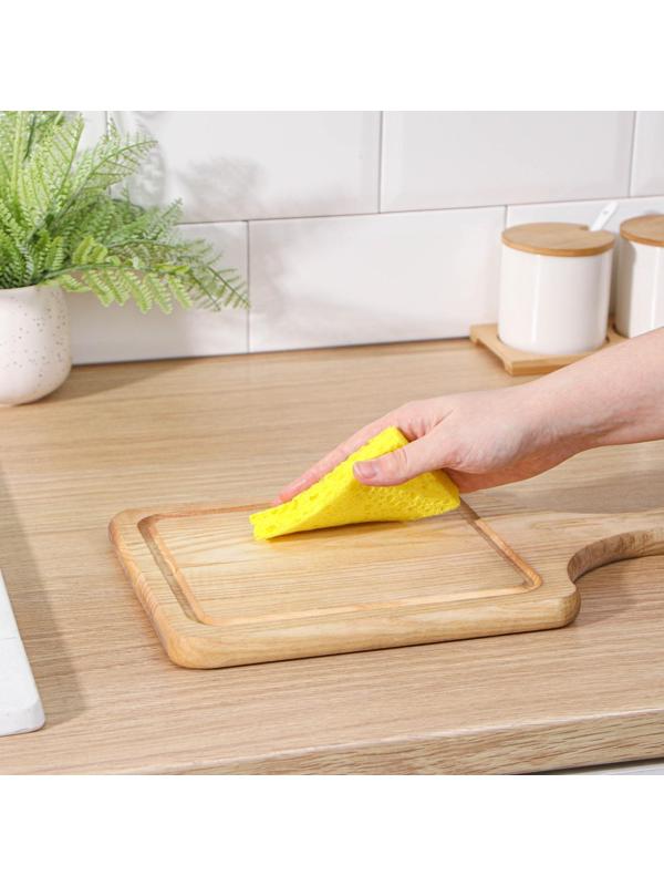 Губка для посуды целлюлозная, для арт 9335262, 10×1,5×7 см