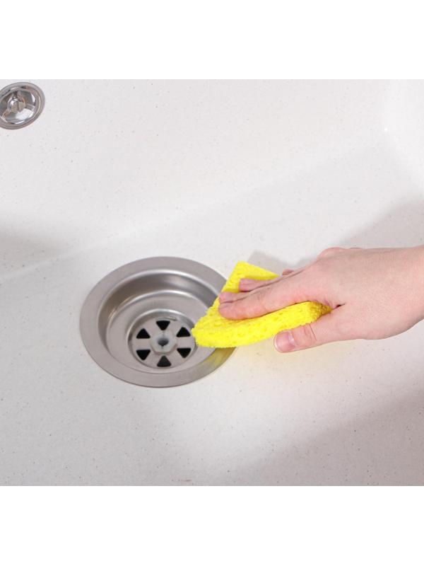 Губка для посуды целлюлозная, для арт 9335262, 10×1,5×7 см