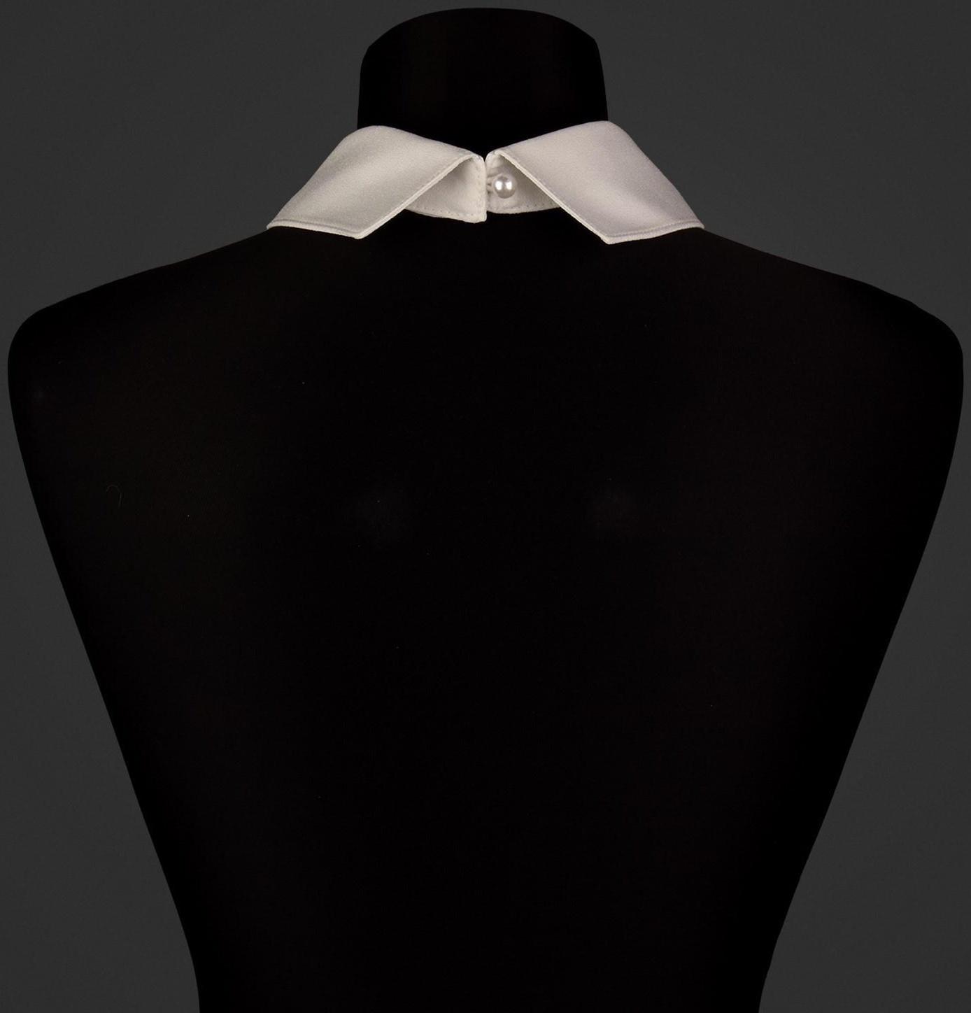 Воротник съёмный, 43 × 5 см, цвет айвори