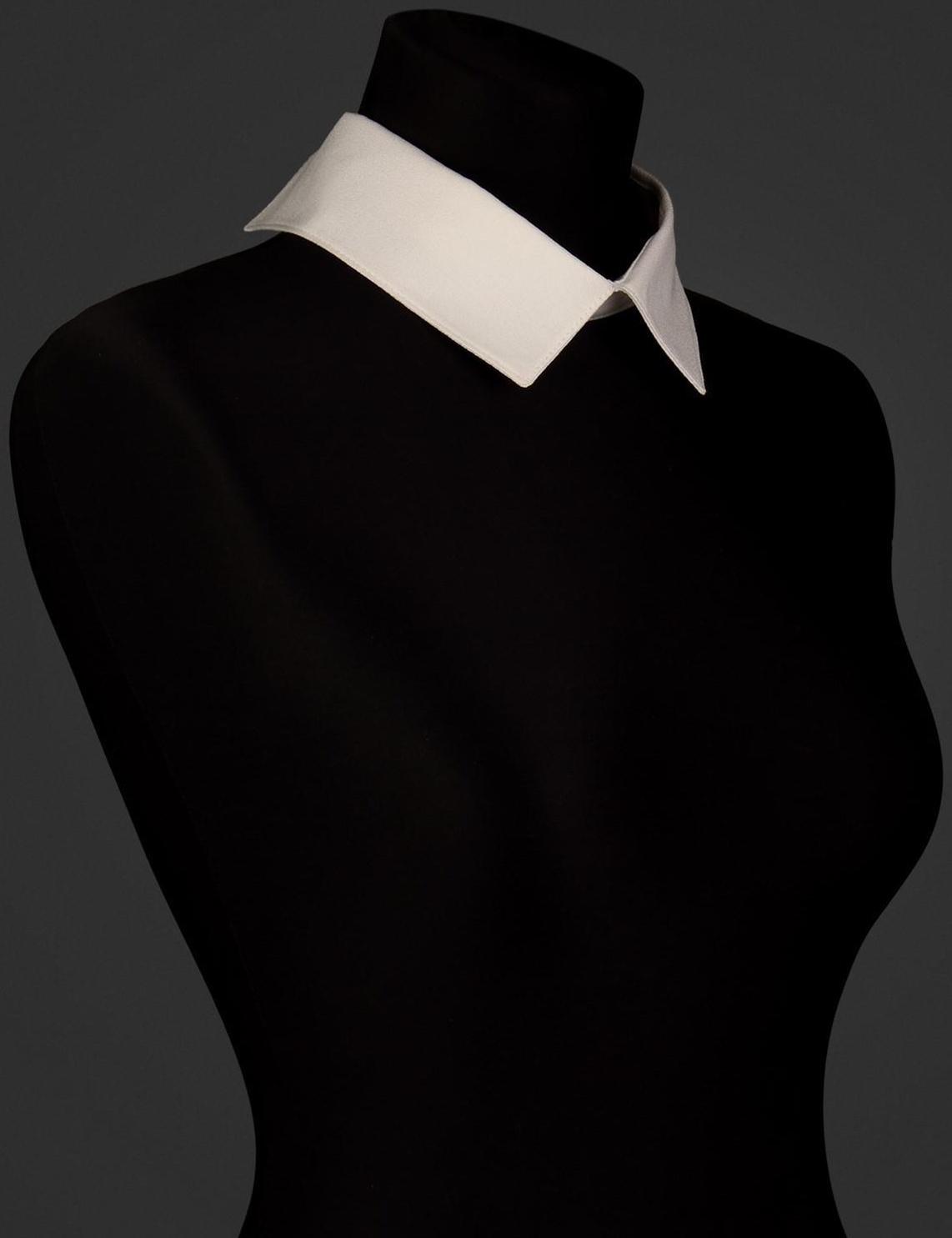 Воротник съёмный, 43 × 5 см, цвет айвори