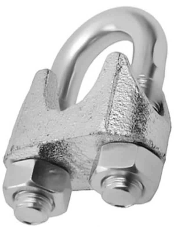 Зажим для стальных канатов 16 мм, DIN741 20 шт