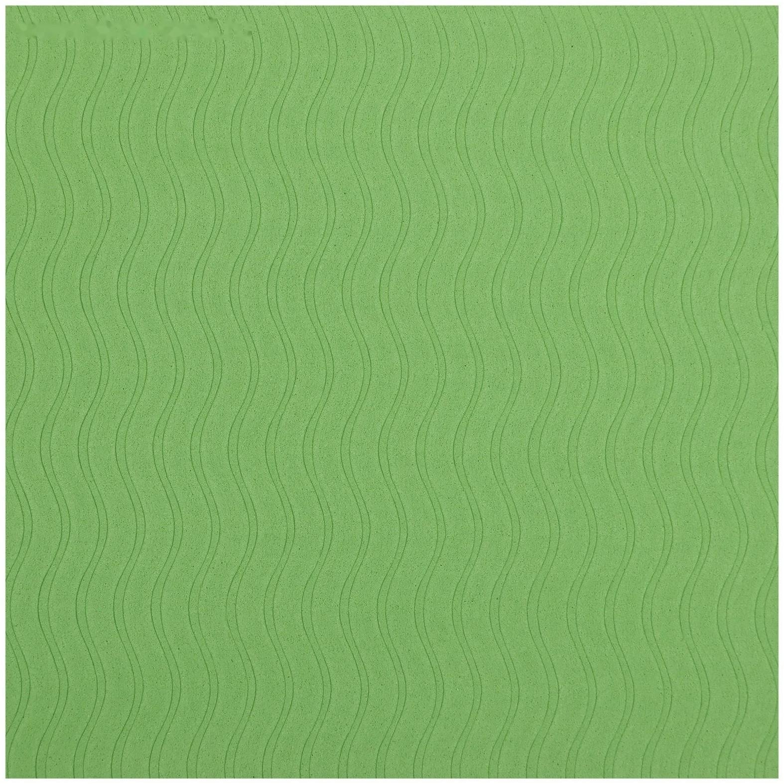 Коврик для йоги Tropics, 183 х 61 х 0.6 см, цвет зелёный