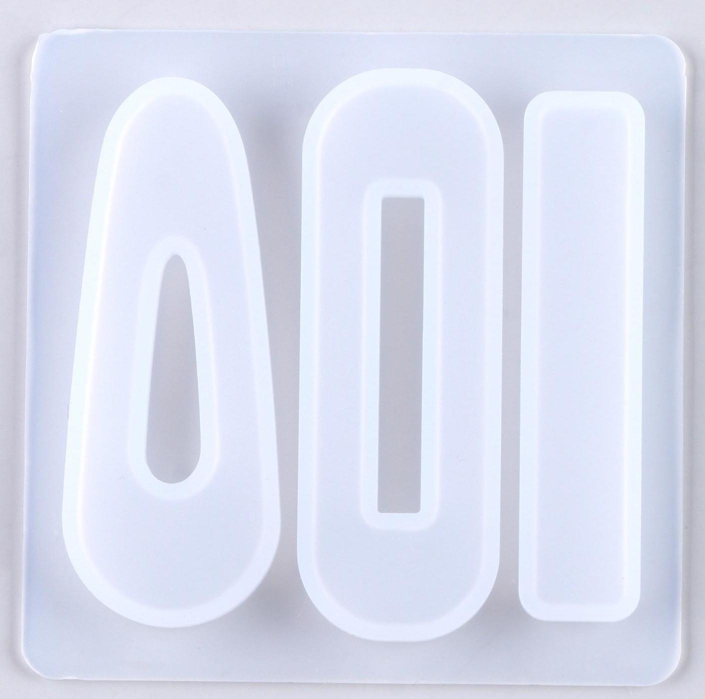 Форма силиконовая для эпоксидной смолы «Заколка» 3 вида заколки