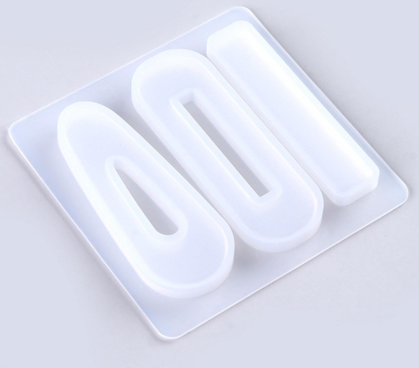 Форма силиконовая для эпоксидной смолы «Заколка» 3 вида заколки