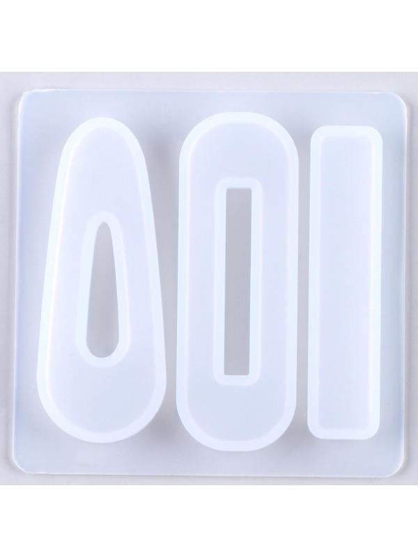 Форма силиконовая для эпоксидной смолы «Заколка» 3 вида заколки