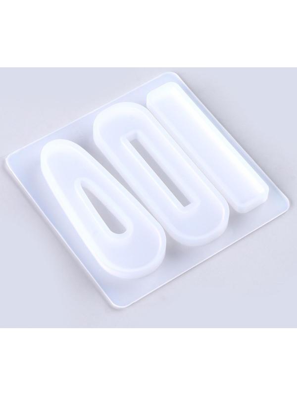 Форма силиконовая для эпоксидной смолы «Заколка» 3 вида заколки