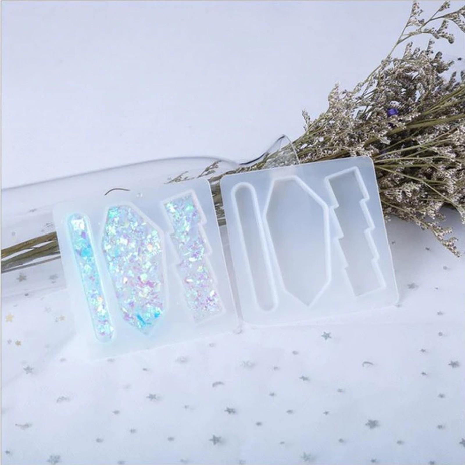 Форма силиконовая для эпоксидной смолы «Заколка» 3 вида заколки