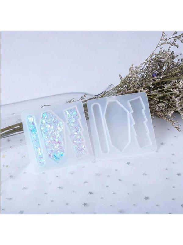 Форма силиконовая для эпоксидной смолы «Заколка» 3 вида заколки