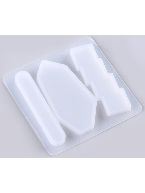 Форма силиконовая для эпоксидной смолы «Заколка» 3 вида заколки