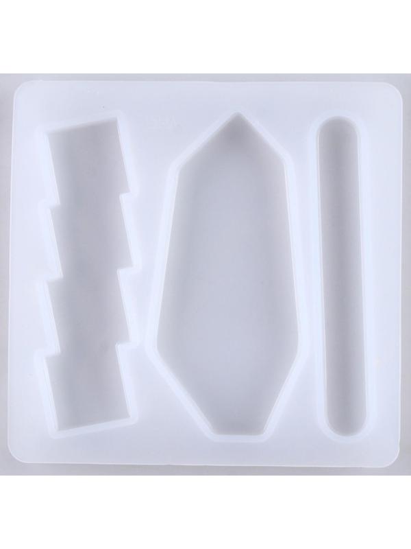 Форма силиконовая для эпоксидной смолы «Заколка» 3 вида заколки