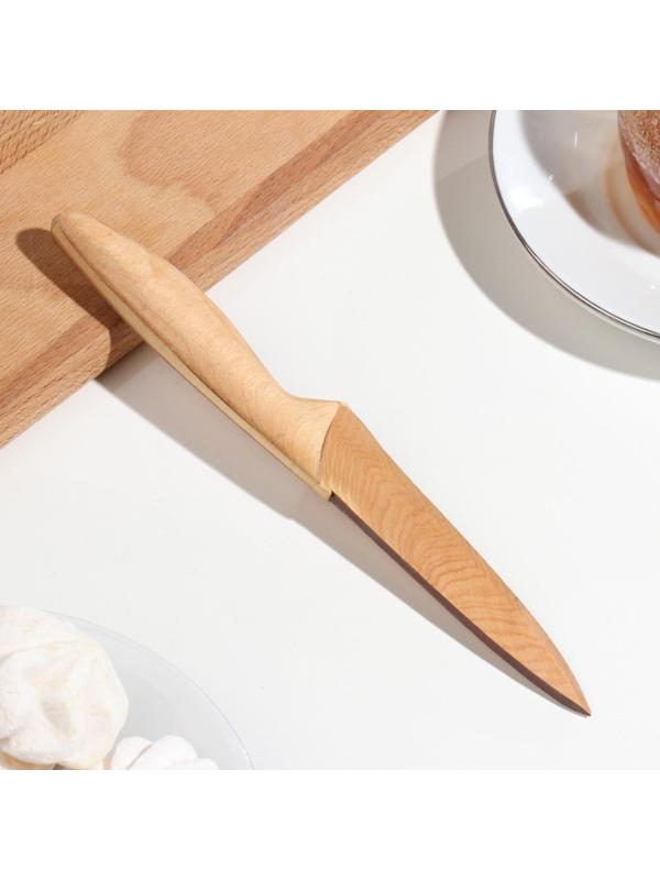 Нож для масла, 20х2,5 см, можжевельник