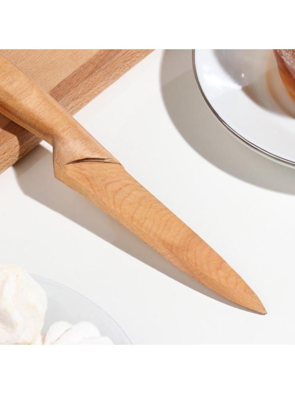 Нож для масла, 20х2,5 см, можжевельник