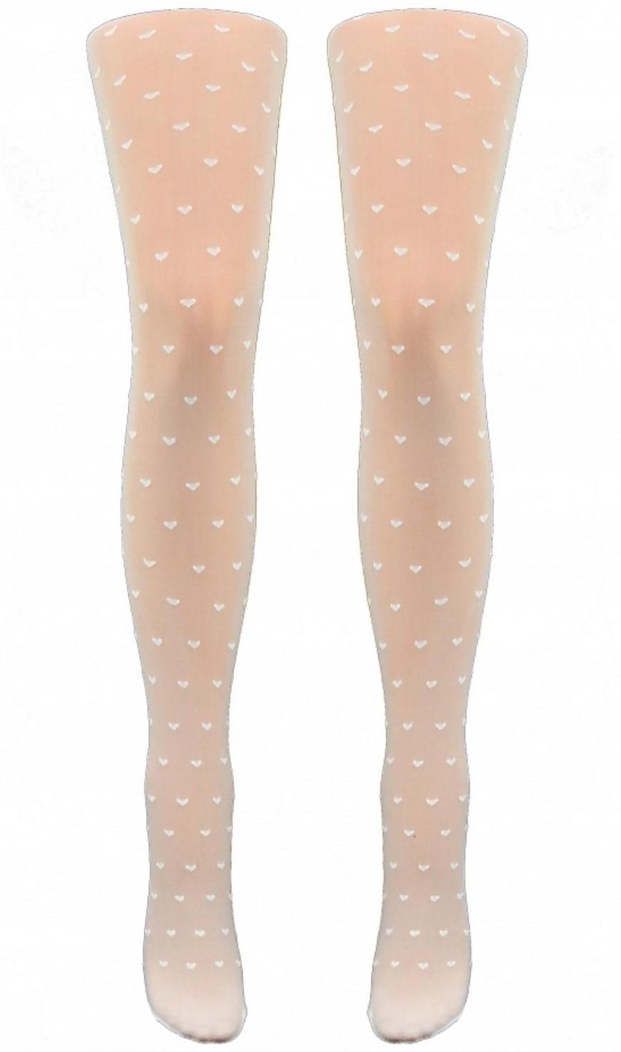 Колготки детские 40 ден, цвет белый, рост 104-110