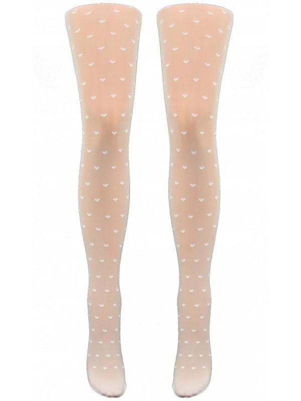 Колготки детские 40 ден, цвет белый, рост 104-110