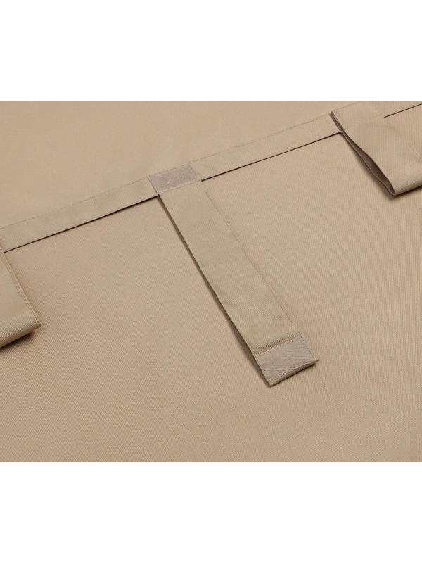 Портьера для террасы Этель 145х200см на липучках, цвет бежевый, оксфорд с ВМГО, 100 %п/э