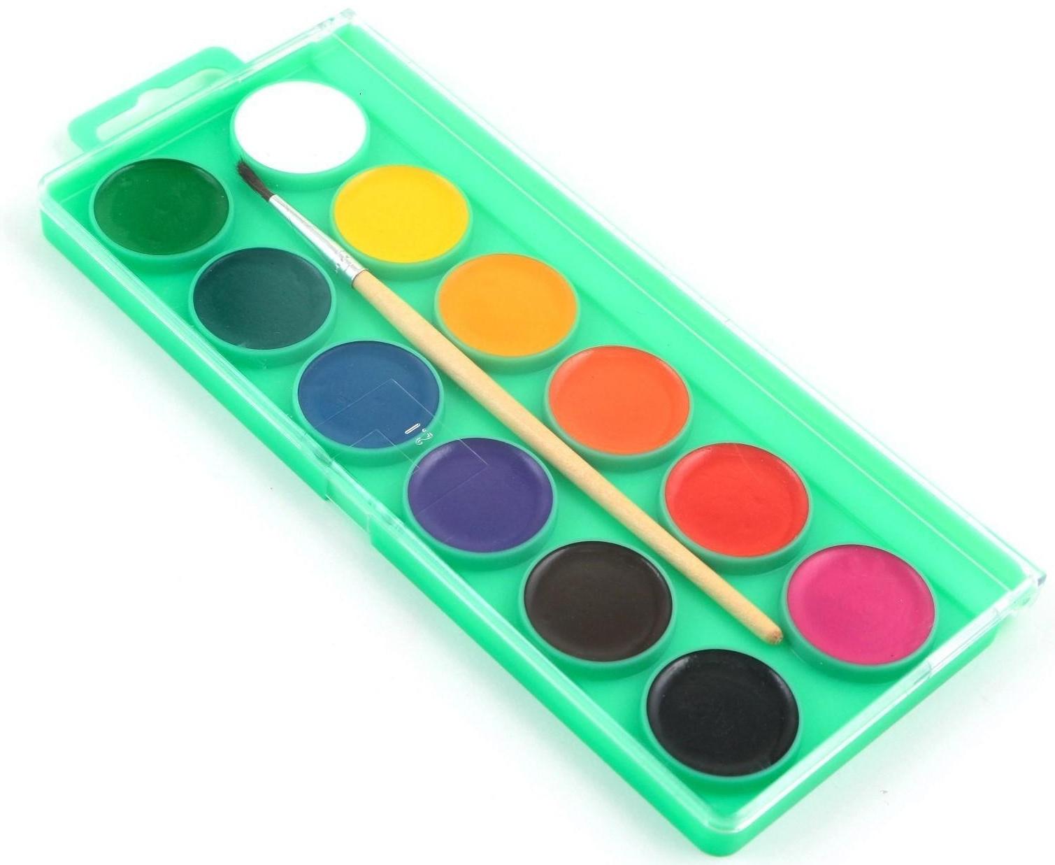 Раскраска акварелью с красками «Мои первые эскизы», А4