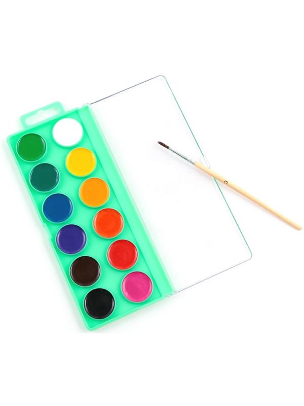 Раскраска акварелью с красками «Мои первые эскизы», А4