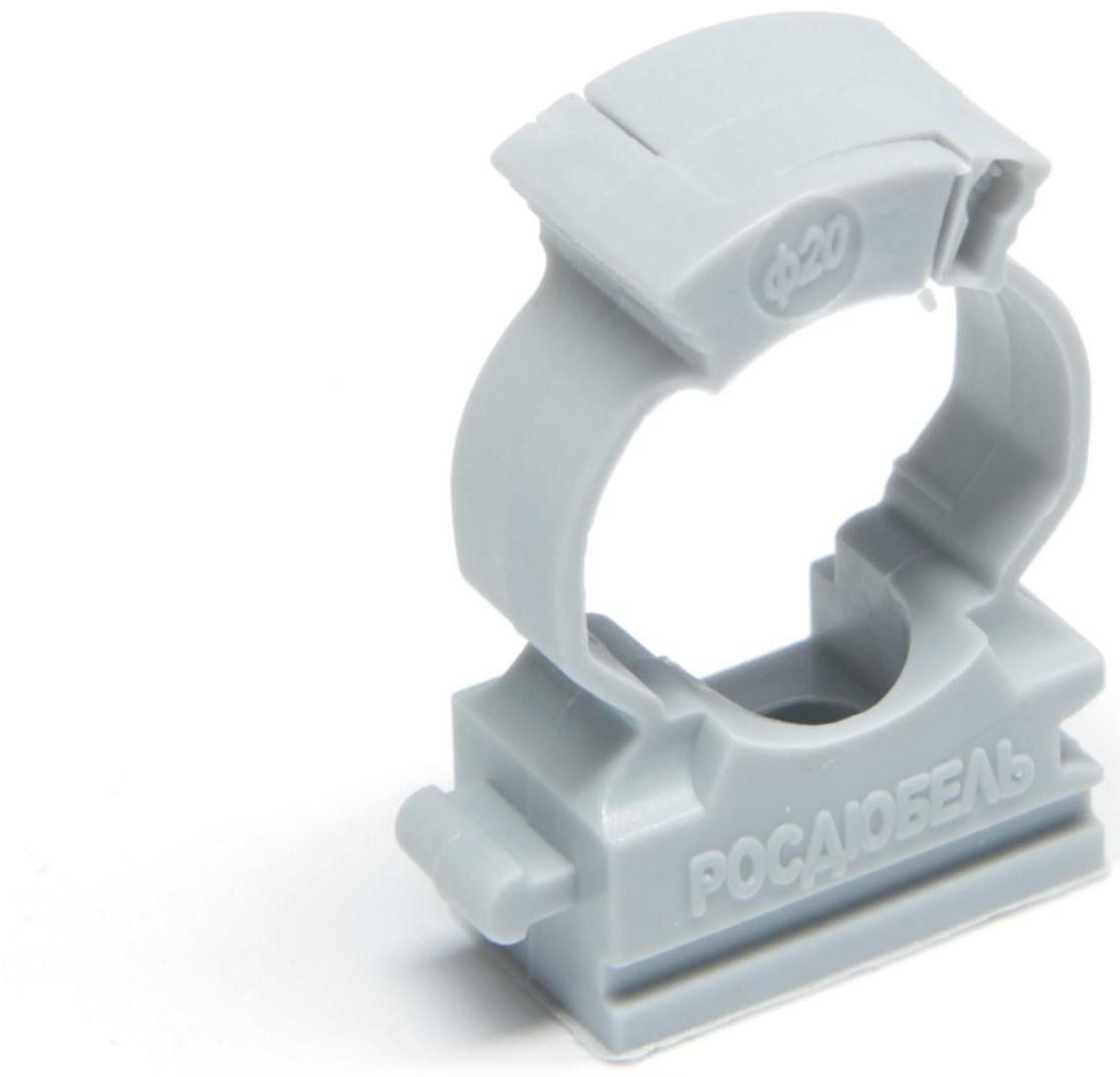 Клипса с замком ТУНДРА 20 мм, 1 шт