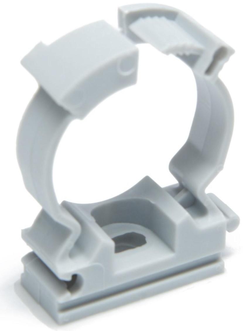 Клипса с замком ТУНДРА 25 мм, 1 шт