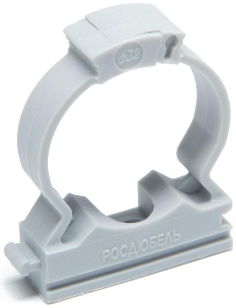 Клипса с замком ТУНДРА 32 мм,  1 шт