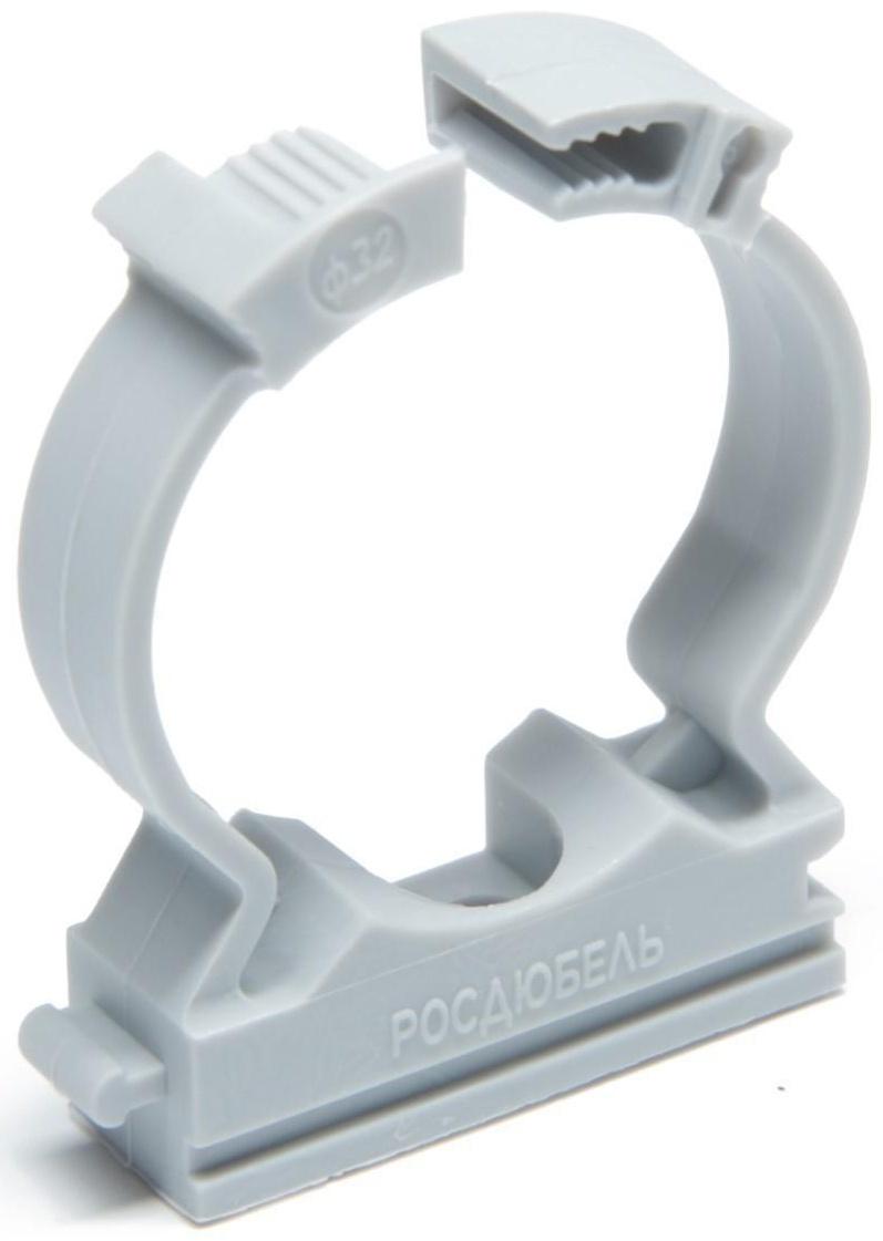 Клипса с замком ТУНДРА 32 мм,  1 шт